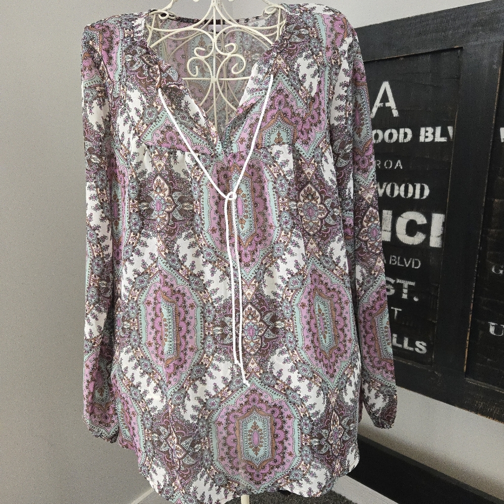WRANGLER Bohemian Patterned Blouse
